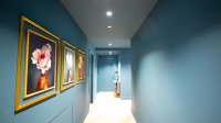 Pantone kiest wit, Flexa blauw, Histor groen